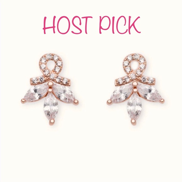 NWT Alicia Bonnie “Encircled Flowers” in Rose Gold - Picture 1 of 2